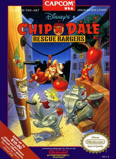 Obal hry Chip N Dale Rescue Rangers