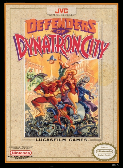 Obal hry Defenders of Dynatron City