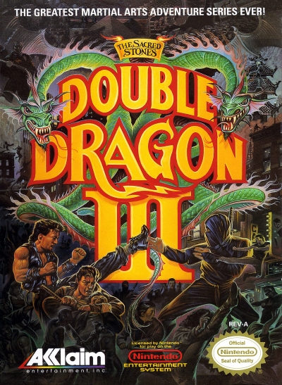 Obal hry Double Dragon III: The Sacred Stones