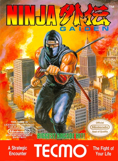 Obal hry Ninja Gaiden