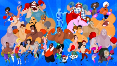 Artwork ke he Super Punch-Out!!