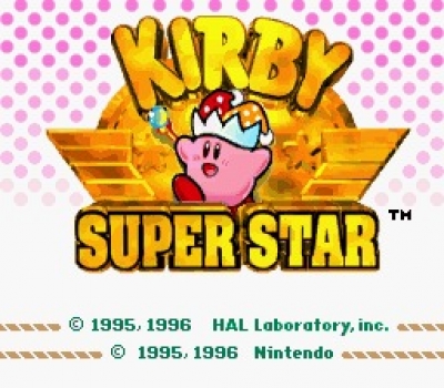 Screen ze hry Kirby Super Star