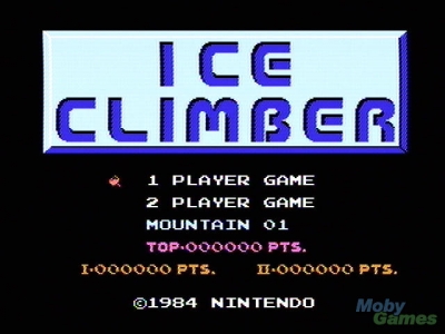 Screen ze hry Ice Climber