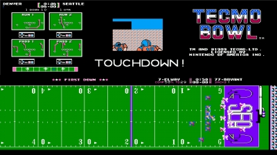 Artwork ke he Tecmo Bowl