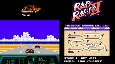 Artwork ke he Rad Racer II