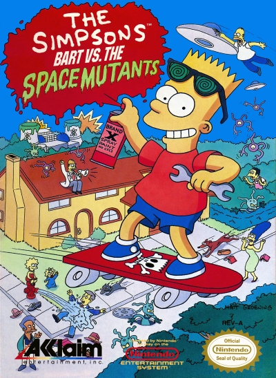 Obal hry The Simpsons: Bart vs. the Space Mutants