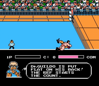 Screen ze hry Tecmo World Wrestling