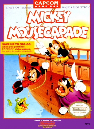 Obal hry Mickey Mousecapade