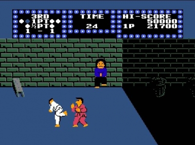 Screen ze hry Karate Champ