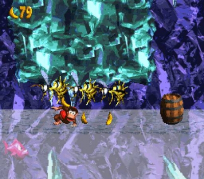 Screen ze hry Donkey Kong Country 2: Diddys Kong Quest