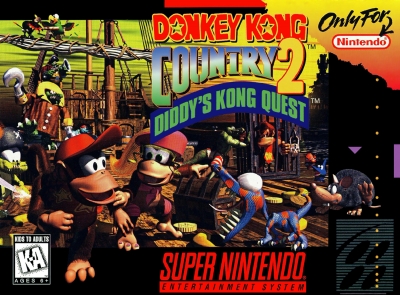 Obal hry Donkey Kong Country 2: Diddys Kong Quest