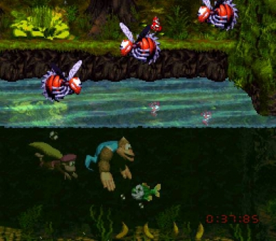 Screen ze hry Donkey Kong Country 3: Dixie Kongs Double Trouble