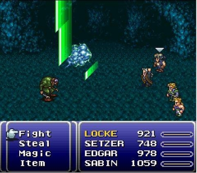 Screen ze hry Final Fantasy III