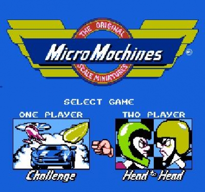 Screen ze hry Micro Machines