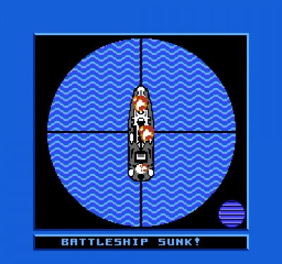 Screen ze hry Battleship