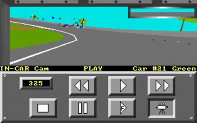 Screen ze hry Bill Elliotts NASCAR Challenge