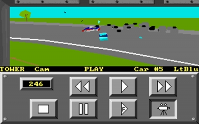 Screen ze hry Bill Elliotts NASCAR Challenge