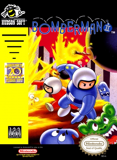 Obal hry Bomberman II