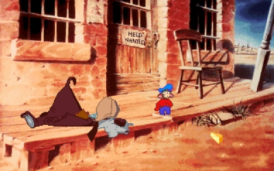 Screen ze hry An American Tail: Fievel Goes West