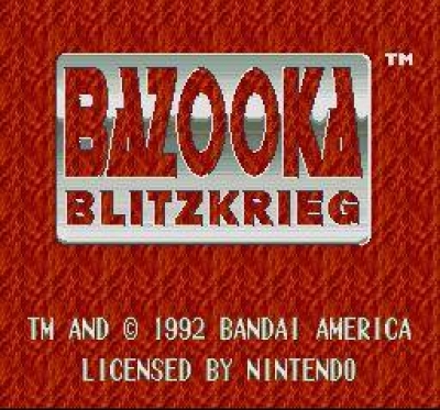 Screen ze hry Bazooka Blitzkrieg