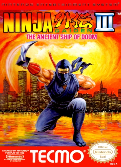 Obal hry Ninja Gaiden III: The Ancient Ship of Doom