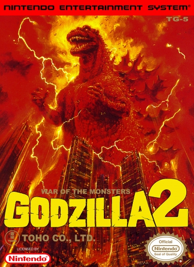 Obal hry Godzilla 2: War of the Monsters