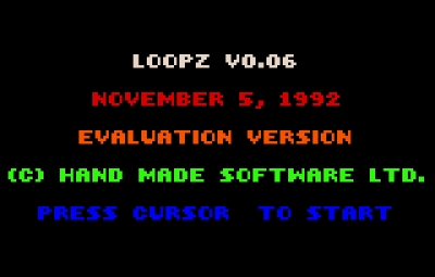 Screen ze hry Loopz