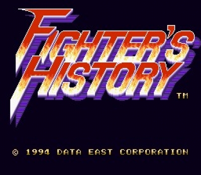 Screen ze hry Fighters History