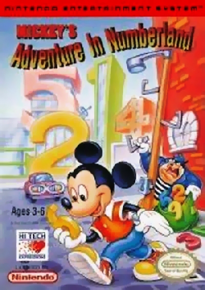 Obal hry Mickeys Adventures in Numberland