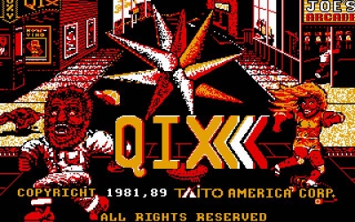 Screen ze hry Qix