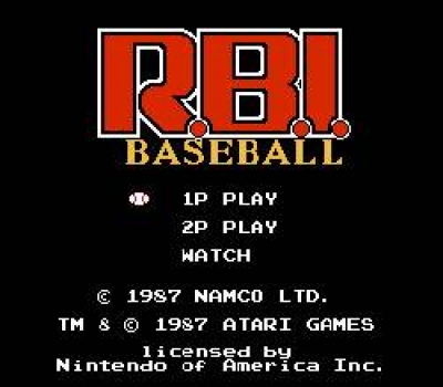 Screen ze hry R.B.I. Baseball