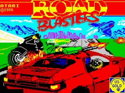 Screen ze hry RoadBlasters