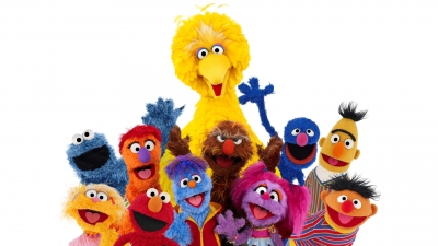 Artwork ke he Sesame Street: Big Birds Hide and Speak