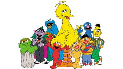 Artwork ke he Sesame Street A-B-C