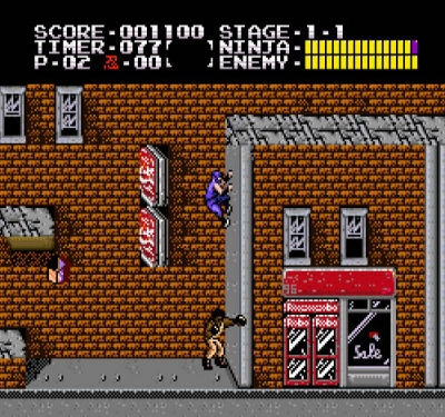 Screen ze hry Ninja Gaiden Trilogy