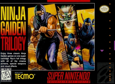 Obal hry Ninja Gaiden Trilogy