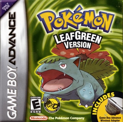 Obal hry Pokmon LeafGreen Version