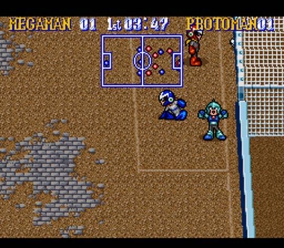 Screen ze hry Mega Man Soccer