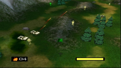Screen ze hry Army Men: Air Combat