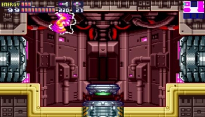 Screen ze hry Metroid Fusion