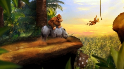 Artwork ke he Donkey Kong Land