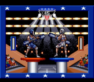 Screen ze hry American Gladiators