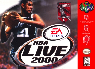 Obal hry NBA Live 2000