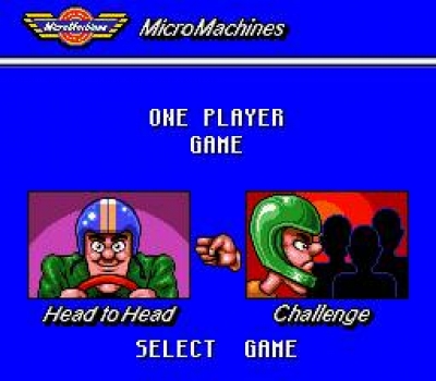 Screen ze hry Micro Machines