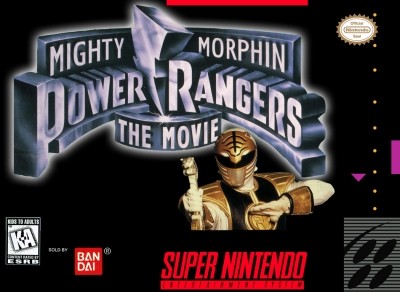 Obal hry Mighty Morphin Power Rangers: The Movie