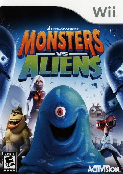 Obal hry Monsters vs. Aliens