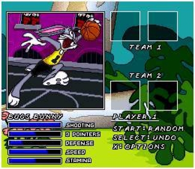 Screen ze hry Looney Tunes B-Ball