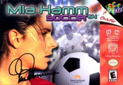 Artwork ke he Mia Hamm Soccer 64