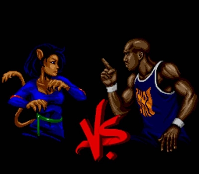 Screen ze hry Shaq Fu