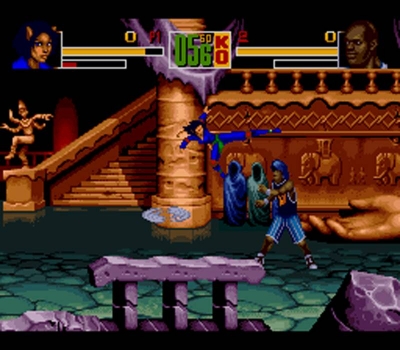 Screen ze hry Shaq Fu